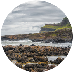 Giant's Causeway along the Causeway Coastal Route